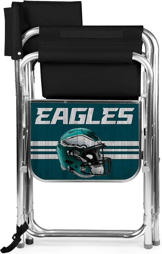 Picnic TIME NFL Unisex-Adult NFL Sports Chair with Side Table, Beach Chair, Camp Chair for Adults