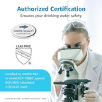 AQUA CREST Fluoride Water Filter, Replacement for Berkey® PF-2® Fluoride Reduction Elements, Berkey® Gravity Filtration System, NSF/ANSI 372 Certified, Pack of 2