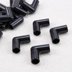 ZORZA 20Pcs 90° Corner Tent Connector 2 Way Plastic Canopy Parts and Accessories with 0.63" ID Essential Tent Frame Replacement Parts for Enhanced Stability