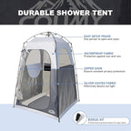 Instant Camping Shower Tent, Privacy Shelter, Portable Outdoor Sun Shelter for Camping Beach Hiking Fishing, 1 Room/2 Rooms