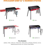 Stanbroil Fry Griddle for Camp Chef Stove, 16 in. x 37 in. Stainless Steel Flat Top Griddle, 3 Burner 16" Cooking Accessories for Camp Chef Tahoe, Expedition 3X, PRO90X