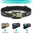 OLIGHT Oclip Series Headlamp Strap, Rotating Light Holder That Supports 160 Degree Rotation, Nylon Strap, Only Compatible with Oclip/OclipPro/OclipUltra