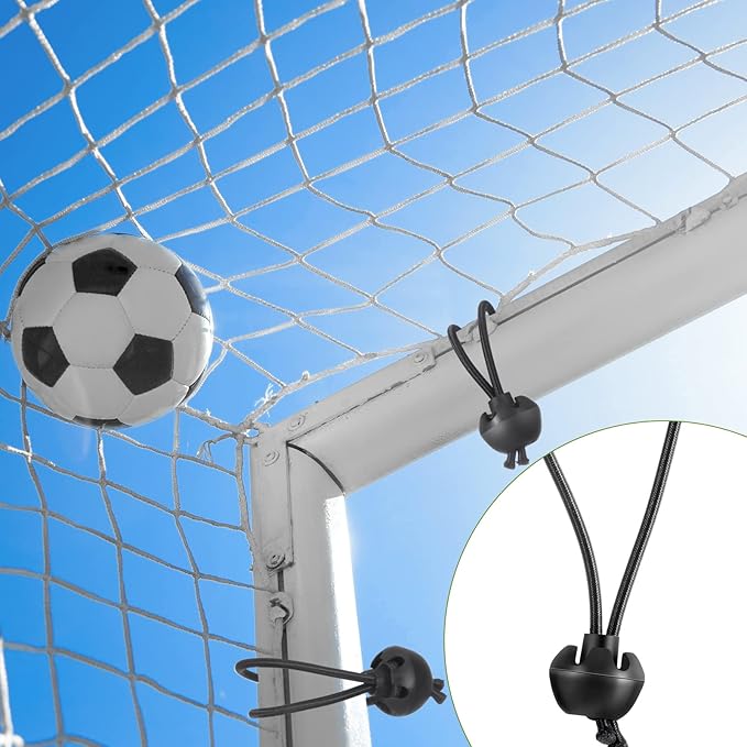 Shappy 20 Pcs 5.9 Inch Soccer Bungee Cords with Ball Elastic Cord Straps Tarp with Balls Sports Replacement Soccer Rebounder Goal Bungee Canopy Shock Cords for Ball Training Goal Camping Tent Net Door