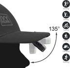 LHOTSE Ultra Bright Mini Hands Free LED Clip on Cap Light - Rechargeable Waterproof Hat Light Flashlight Portable Headlamp for Running Fishing Camping Hand Work Baseball Caps