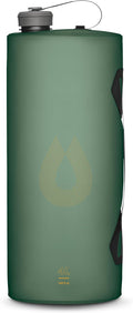 HydraPak Seeker - Collapsible Camping Water Storage (4L) - BPA & PVC Free, Hydration Reservoir Bag, Leak Proof - Sage Green
