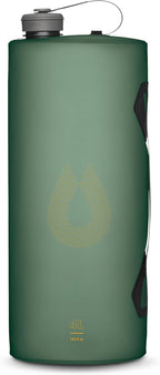 HydraPak Seeker - Collapsible Camping Water Storage (4L) - BPA & PVC Free, Hydration Reservoir Bag, Leak Proof - Sage Green