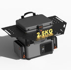 LiTHELi FrozenPack Wild 12V Car Refrigerator & Portable Electric Cooler with Cup Holder and Tabletop, 20L/21QT Backpack Design, -4~68℉ Travel Freezer for Camping, RV, Boat&Beach（Without Battery）