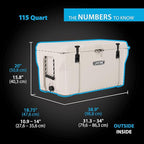 Lifetime Hard Cooler, High Performance Ice Chest