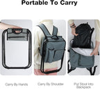 Portable Backpack Stool Cooler Chair for Adults Heavy Duty 350lbs, Lightweight Folding Detachable Large Camping Seat Backpack Cooler Chair for Fishing Hunting Travel