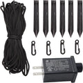 Holiday Inflatable Replacement Accessories Including Plastic Stakes Tether Hook and 1A Transformer Replacement Yard Inflatable Accessories Holiday Inflatable Decorations for Garden and Home Lawn