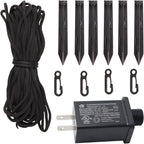 Holiday Inflatable Replacement Accessories Including Plastic Stakes Tether Hook and 1A Transformer Replacement Yard Inflatable Accessories Holiday Inflatable Decorations for Garden and Home Lawn