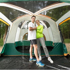 GeRRiT Large Camping Tent Travel Double-Layer Tent Waterproof Family Camping Tent Outdoor Camping Tent