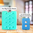 GURIN Reusable Ice Packs for Lunch Box/Coolers, Bag, or Backpack Coolers - Cold Up to 8-12 Hours Long Lasting for Camping Picnic, Outdoor Activities, Food Delivery