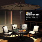 Eletorot Patio Umbrella Lights-Rechargeable Outdoor Lights for Patio Decor, Patio Table Lights Pole Light 28 LED 3 Lighting Modes, Patio Lighting Pool Accessories, Patio Backyard Decor