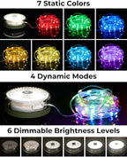Camping String Lights, 32.8ft Retractable RGB Tent String Lights, Rechargeable LED Hanging Tent Lantern, Portable Twinkle Camp Lamp for Outdoor Backyard Patio Awning Canopy RV Essentials, Green
