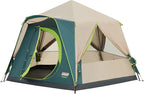 Coleman Polygon 5, Large 5-Person Tent with 360° View, 5 Man Family Tent, Sturdy Steel Pole Construction, Easy to Pitch, 100% Waterproof Camping Tent.