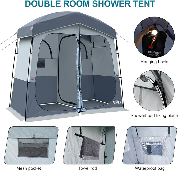 Shower Tent, Outdoor Camping Privacy Shelter-Dressing Changing Room-Portable Toilet Tent for Hiking Sun Shelter Picnic Fishing