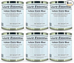 Future Essentials Yellow Corn Meal | Dry Corn For Baking & Cooking Great for Cornbread, Muffins Shelf Stable Emergency Supply Backpacking & Camping | Easy Prep Survival Food | #10 Can Pack of 6