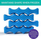Ice Pack for Coolers, Breastmilk Bottle Storage, Lunch Box, Insulated Contoured Freezer Pack, Long Lasting Reusable Cool Pack for Beer Soda, Camping Beach Picnic