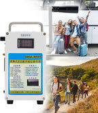 SHAHRYAR Hand Crank Generator,Portable Small Hand Crank Generator,Led High Brightness Screen,Ignition System,Outdoor Hiking,Family Camping,Home Power Outages