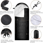 Tranqun 5 Packs Sleeping Bags for Homeless 5 Winter Beanies 5 Gloves Adults 0 Degree Camping Sleeping Bag Waterproof Lightweight for Donation Shelter