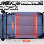 Folding Bed with Mattress Adopted 30mm Wider Square Tube Camping Cot 85cm Wide No Installation Required for Home, Office, Camp, Travel, Vacation