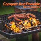 36PCS Fire Starters for Campfires Grill BBQ Camping Fireplace Fire Pit,Quick Light Wood Charcoal Fire Starter, Waterproof-Natural Fire Starters Camping fire Starter Charcoal Starters