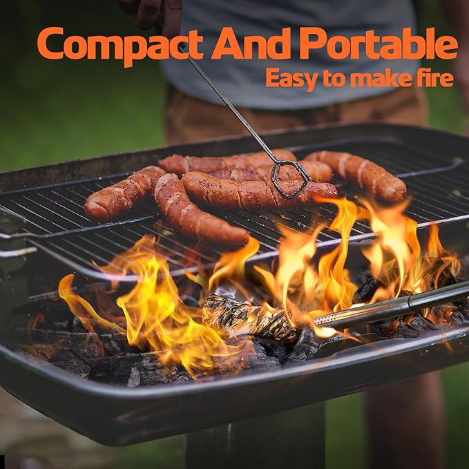 110PCS Fire Starters for Campfires Grill BBQ Camping Fireplace Fire Pit,Quick Light Wood Charcoal Fire Starter, Waterproof-Natural Fire Starters Camping fire Starter Charcoal Starters