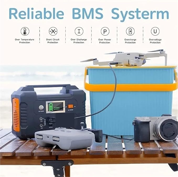 Power Station, Portable Power Station For Outdoor Cameras, Drones, And Solar Charging,for Outdoor Camping Home