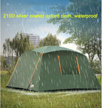 3.6x3.6m Large Tent,Waterproof Windproof Family Tent,Portable Camping Tent 6/10 Person Tent for Picnic Hiking & Traveling,Outdoor Dome Tent