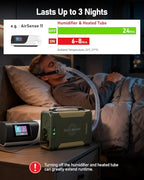 EASYLONGER ES960 CPAP Battery Backup, 297.6Wh High-Capacity Power Supply (Exceeds Airline Limit), for AirSense 11/10, AirCurve10/11, AirMini, DreamStation/2 – Emergency Home, Camping & Outdoor Use