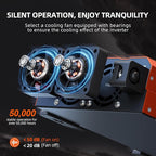 2080W Pure Sine Wave Inverter 24V to 110V Ultra Quiet, Game-Changing Design | 24V to 120 Converter for Home, RV, Camping, Off-Grid & Outdoor Adventures丨DC to AC (LGE-24-2080TI)