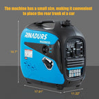 2800 Watt inverter generator, quiet and portable, suitable for home backup power, outdoor camping, and construction sites.EPA Compliant