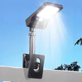 Clip on Solar Lights for Fence,1-Second Install Solar Fence Lights Outdoor, 360° Adjustable, 60 LEDs 600LM Motion Sensor Security Light for Fence, Yard, Deck, Camping(2 Pack)