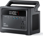 2026 Portable Power Station 230.4Wh LiFePO4 Battery, 350W Power Bank with AC Outlet 110V/ 700W Surge, Solar Generator Fast Charging for Hurricane Emergency, Laptop, Camping, RV, Off-Grid Living