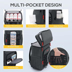 TOURIT Insulated Backpack Cooler with 2 Compartments, 30 Can Capacity, Leakproof Waterproof Thermal Bag for Beach Camping Travel