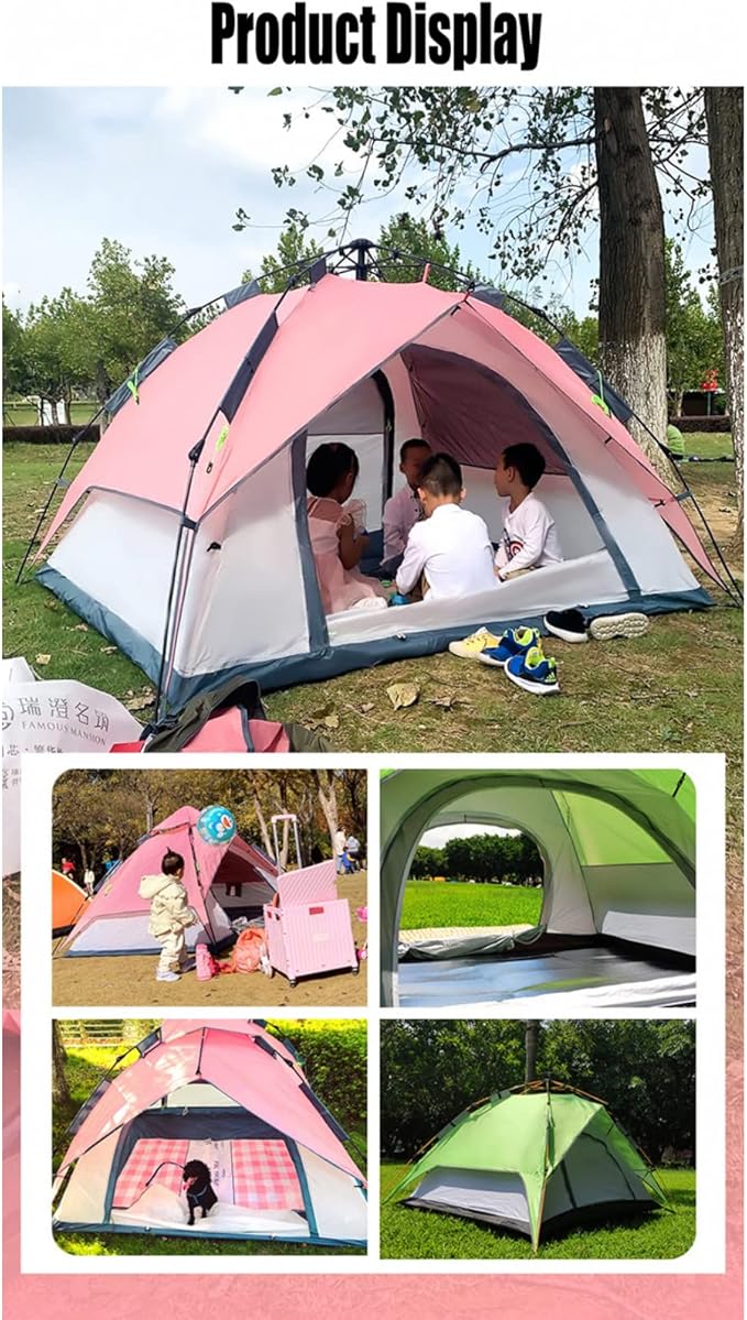 Travel Tent Outdoor Family Camping Tent Camping Hiking Foldable Folding Tent Double Decker Tent