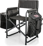 Picnic TIME NFL Unisex-Adult NFL Fusion Camping Chair with Side Table and Soft Cooler, Beach Chair for Adults, Lawn Chair
