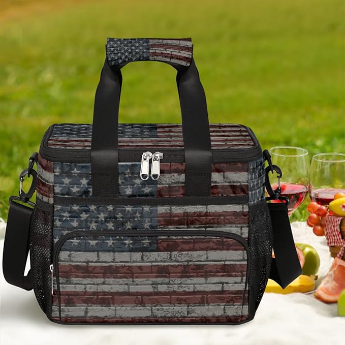 AUUXVA OMBRA Cooler Bag Large Camping Cooler Tote Leakproof Lunch Cooler Bag Insulated Waterproof Lunch Box…