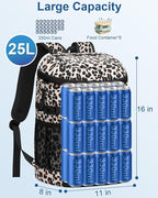 Cooler Backpack Insulated Waterproof,30/45 Cans Backpack Coolers Leakproof Lunch Backpack for Men Women Portable Soft Cooler Bag for Beach Camping Trave Picnic