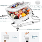 Waterproof PVC Paddleboard Cooler Deck Bag - 12 Can Soft Insulated Cooler for Paddleboarding, Camping, Kayaking