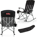 Picnic TIME NCAA Unisex-Adult NCAA Outdoor Rocking Camp Chair, XL Heavy Duty Camping Chair for Adults