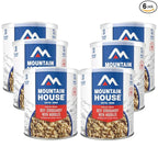 Mountain House Freeze-Dried Beef Stroganoff with Noodles #10 Can – 60 Total Servings (6 Cans, 10 Servings Each) – Fully Cooked, Ready-to-Eat Emergency Survival Canned Food – Delicious High-Protein Camping, Hiking & Hunting Meal – Easy-Prep Dinner with ...