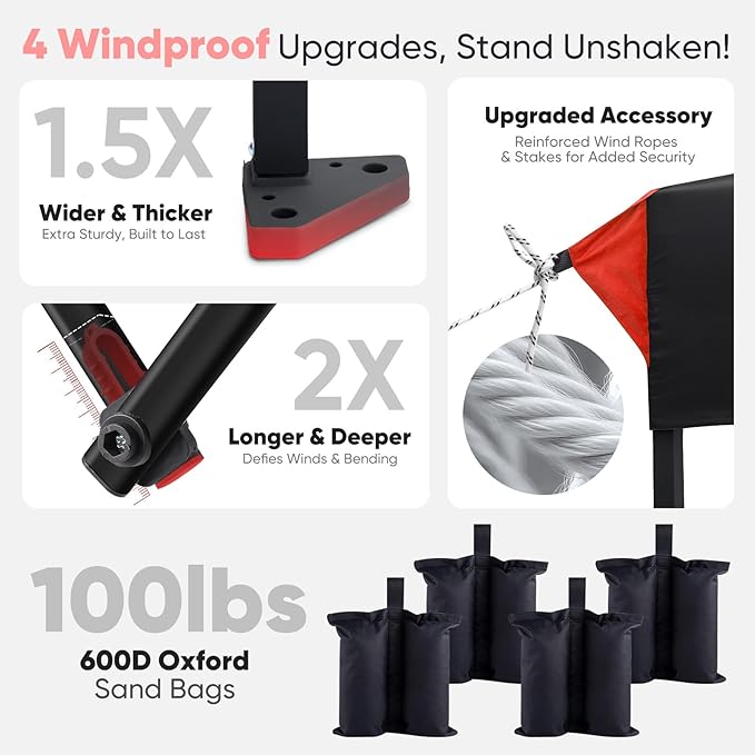 Sekey 10x10 Instant Pop Up Canopy – One Push Setup Easy Up Gazebo; 99% UV Blocking Sun Shade; Waterproof & Wind Proof with Weight Bags; for Commercial Outdoor Events, Camping, Beach, Parties