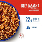 Mountain House Beef Lasagna Freeze-Dried Food for Camping, 12 Servings, 30-Year Shelf-Life