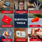Essentials Complete Deluxe Survival Kit 2 & 4 Person | Bug-Out-Bag | Emergency Go Bag Kit for Wildfires, Hurricanes, and Other Natural Disasters