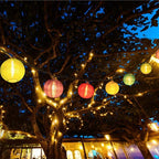 Vigdur Solar Lantern String Lights Waterproof Outdoor Indoor Decorative-String Lights Multicolor for Patio Garden Wedding Party Camping Bedroom Decor