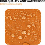 Gold Armour Rainfly Tarp Hammock, Premium 14.7ft/12ft/10ft/8ft Rain Fly Cover, Waterproof Ultralight Camping Shelter Canopy, Survival Equipment Gear Camping Tent Accessories (Orange 10ft x 8ft)