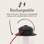 Coleman Classic Rechargeable 800L LED Lantern, Impact & Water-Resistant Lantern with Carabiner Handle & Charging Ports, Great for Camping, Power Outage, Emergencies, & More