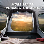SUV Tent, Rectangle Car Tent for Family, Waterproof & Windproof for Car Camping, Large Camping Tents with Storage Bag, SUV, Van, Jeep